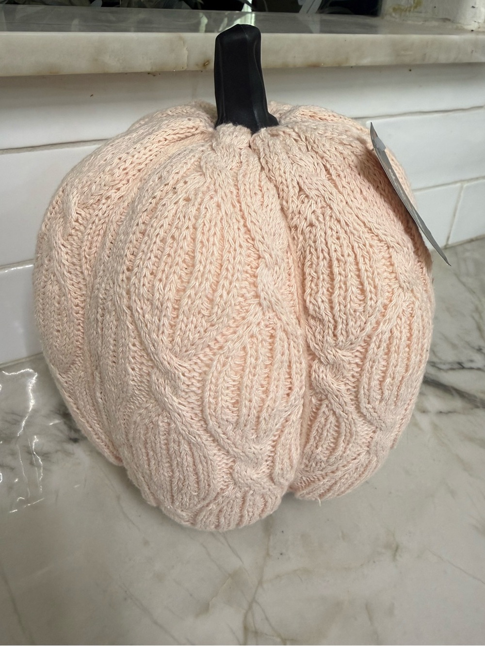 Sweater Knit Pumpkin Decor Fall